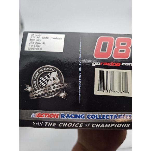 2008 RCCA Ellite Jeff Gordon #24 Speed Racer Impala SS Die-Cast Car New - Picture 12 of 13